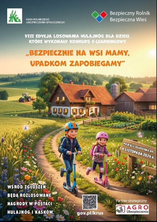 obrazek ookuws KRUS dla dzieci rolników 